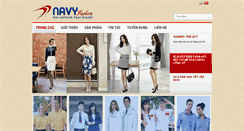 Desktop Screenshot of navyfashion.com