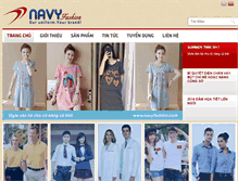 Tablet Screenshot of navyfashion.com